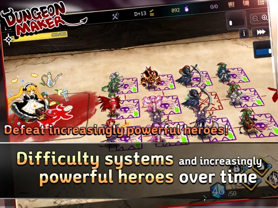 Dungeon Maker : Dark Lord iPad  स्क्रीनशॉट