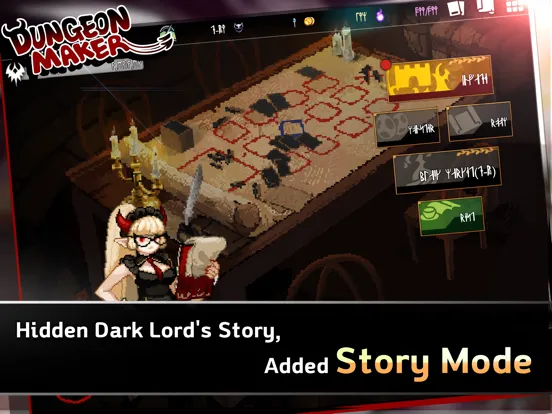 Dungeon Maker : Dark Lord iPad  स्क्रीनशॉट