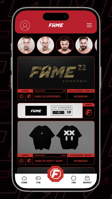 Скриншоты FAME MMA APP