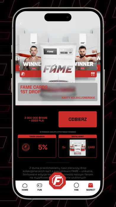 Скриншоты FAME MMA APP