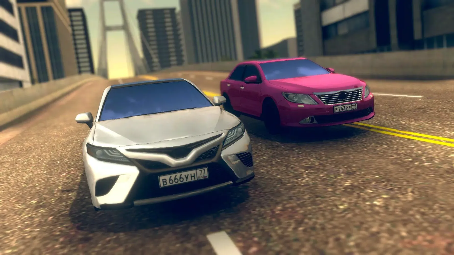 Camry Car Driving Simulator Screenshots