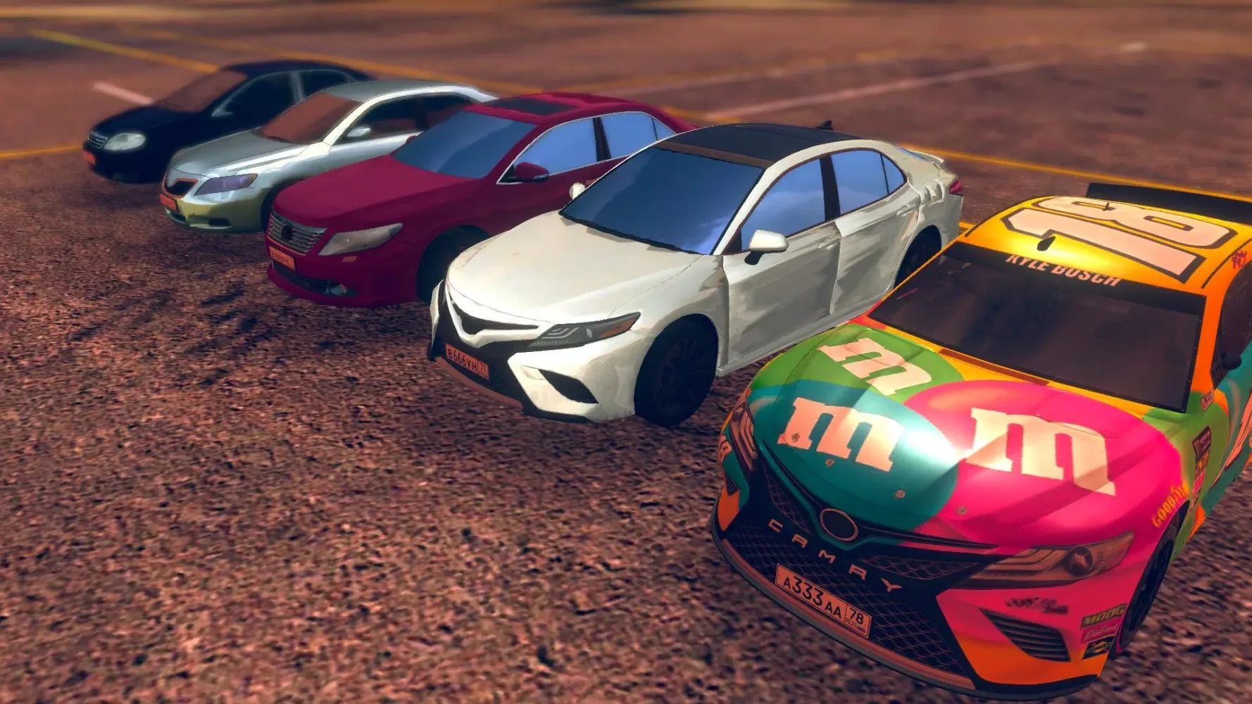 Camry Car Driving Simulator Screenshots