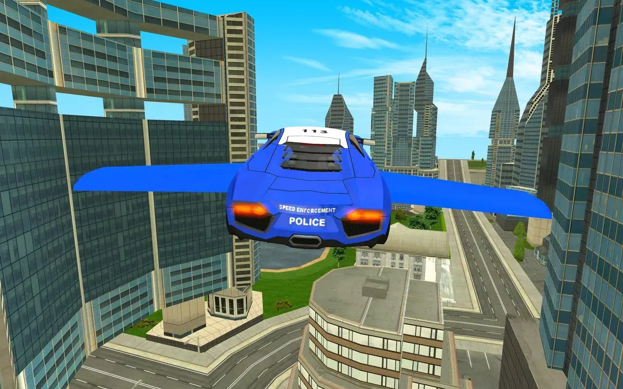 Flying Car Game Robot Game应用截图