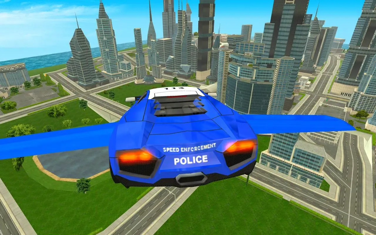 Flying Car Game Robot Game应用截图
