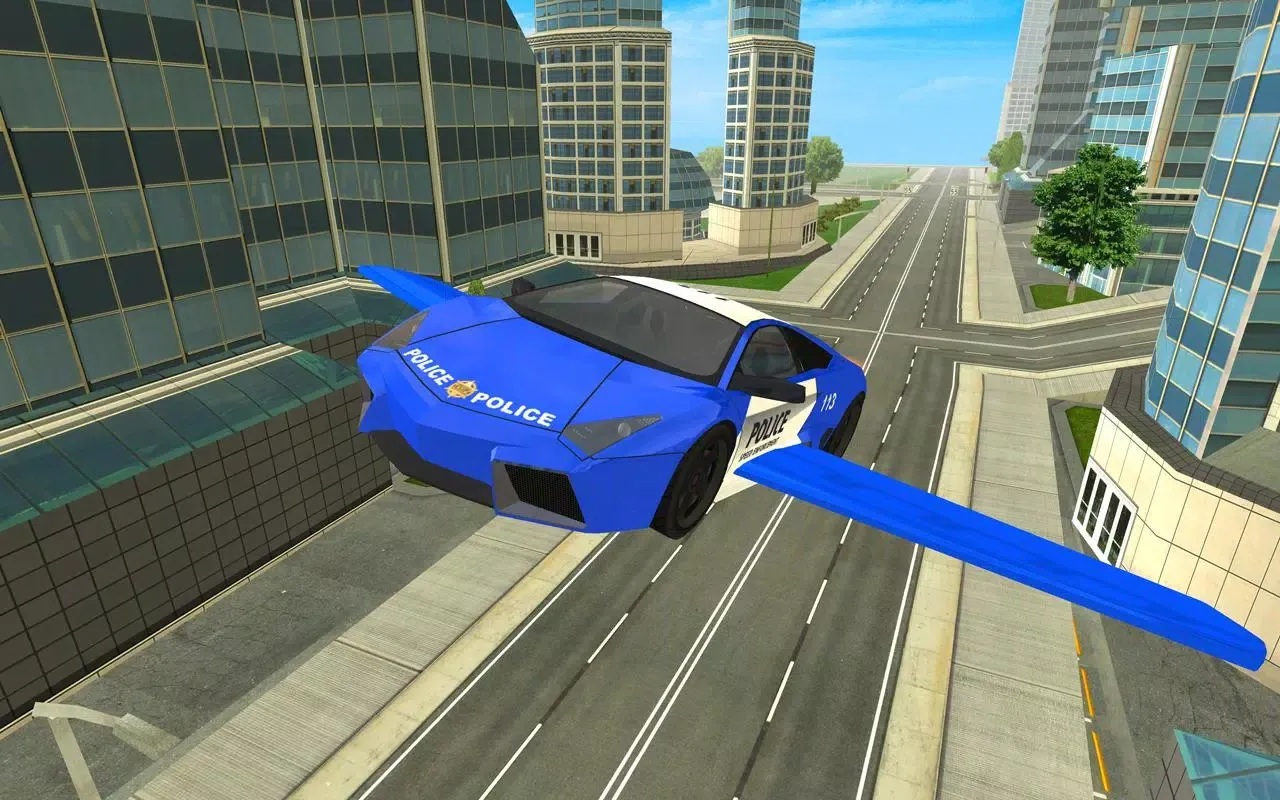 Flying Car Game Robot Game应用截图