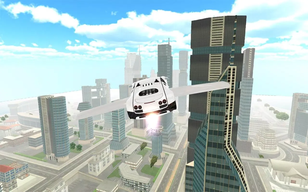 Flying Car Game Robot Game应用截图