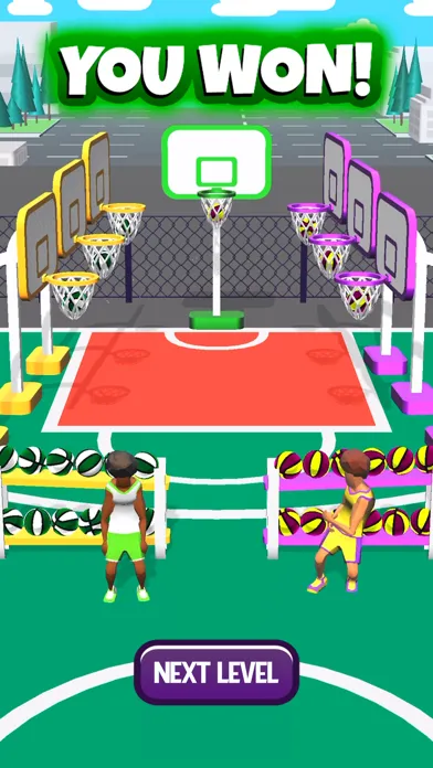 Tangkapan skrin Epic Basketball Race