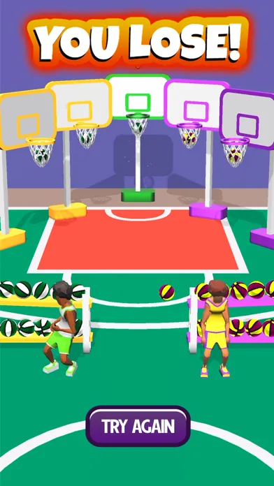 Tangkapan skrin Epic Basketball Race
