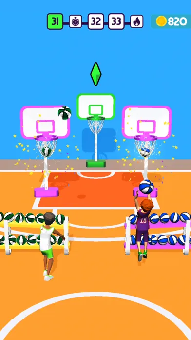 Tangkapan skrin Epic Basketball Race