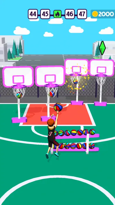 Tangkapan skrin Epic Basketball Race