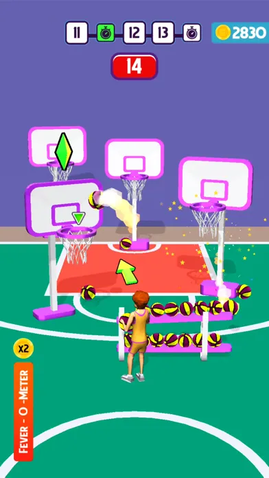 Tangkapan skrin Epic Basketball Race