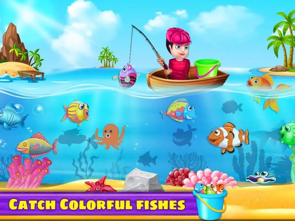 Tangkapan skrin Fisher Man Fishing Game