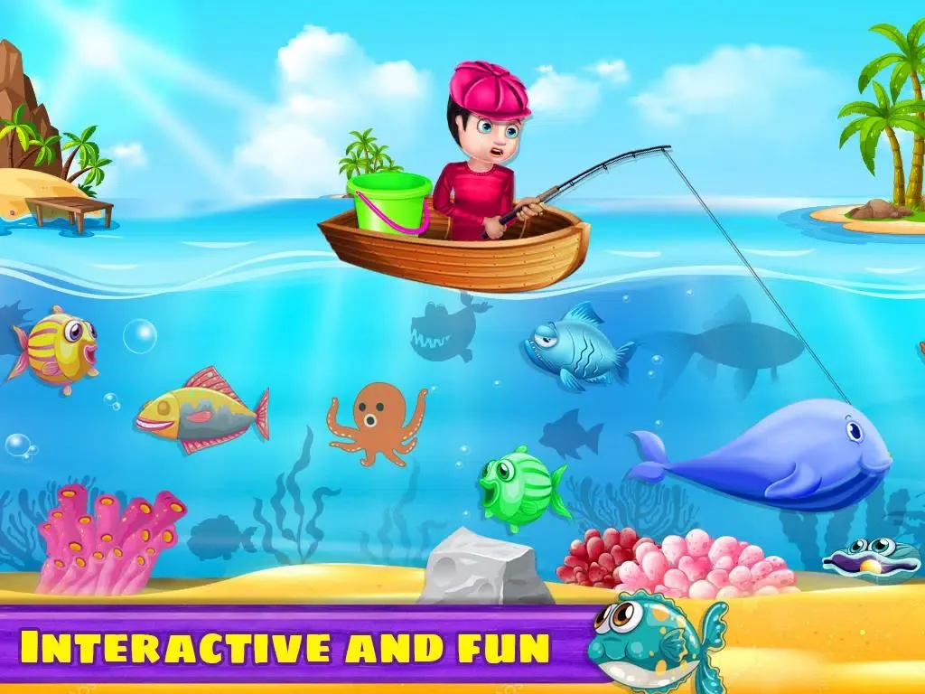 Tangkapan skrin Fisher Man Fishing Game