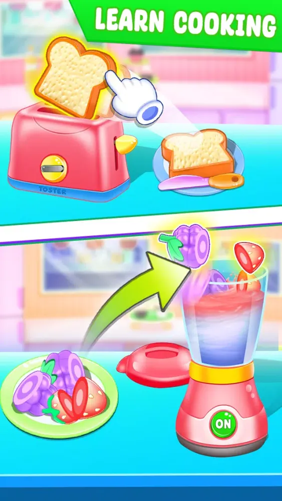 Kitchen Set - Toy Cooking Game 스크린샷