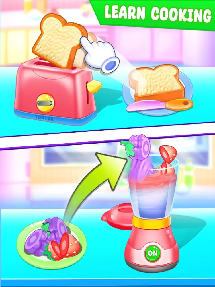 Kitchen Set - Toy Cooking Game 스크린샷