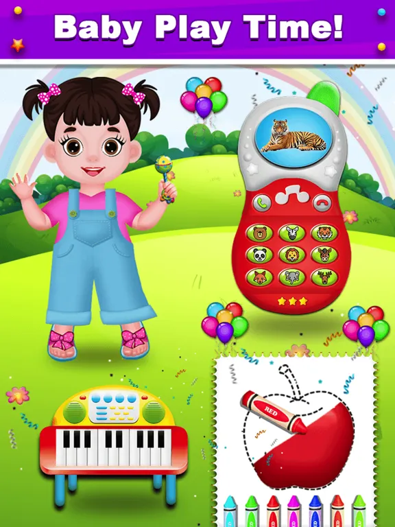 My Twins baby care & Dress up iPad  স্ক্রিনশট