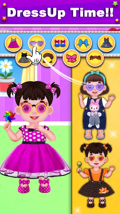 My Twins baby care & Dress up স্ক্রিনশট