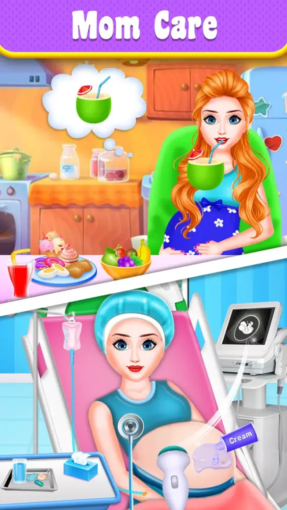 ภาพหน้าจอของ Mommy And Baby - Girls Game