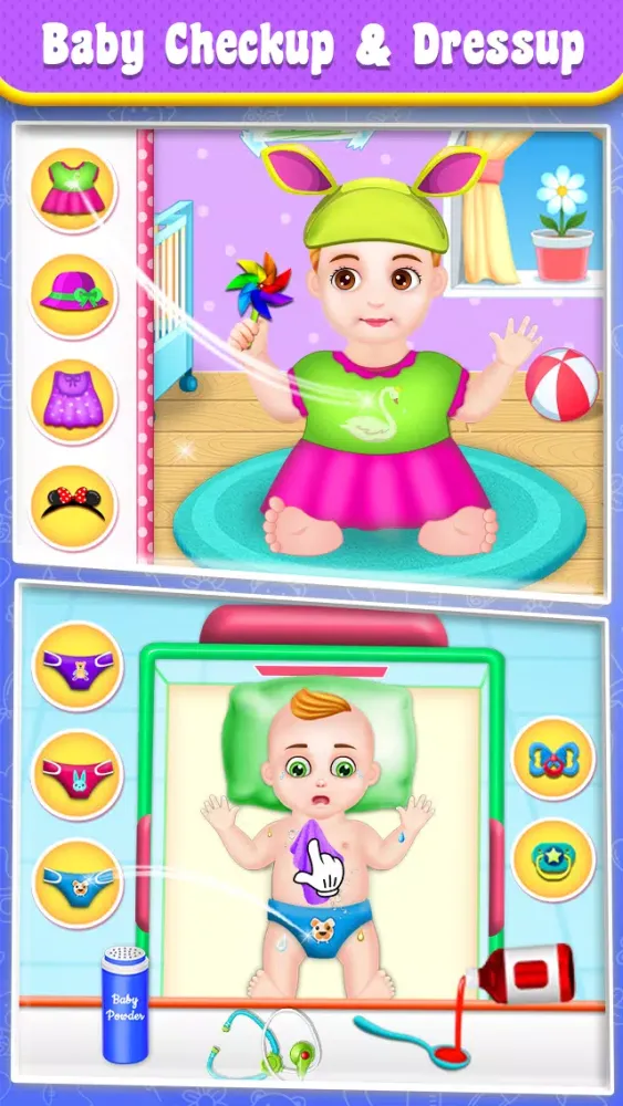 ภาพหน้าจอของ Mommy And Baby - Girls Game