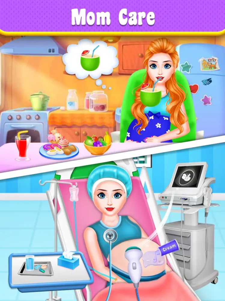 ภาพหน้าจอของ Mommy And Baby - Girls Game