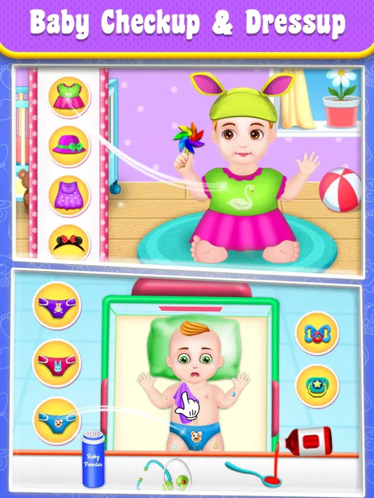 ภาพหน้าจอของ Mommy And Baby - Girls Game