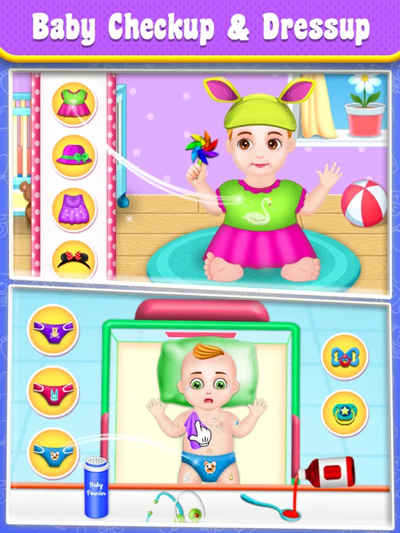 ภาพหน้าจอของ Pregnant Mom BabySitter Game iPad 