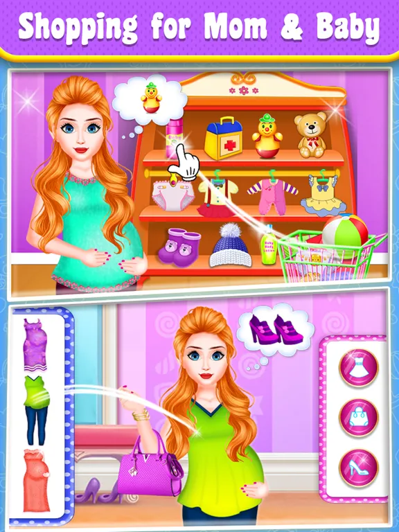 ภาพหน้าจอของ Pregnant Mom BabySitter Game iPad 