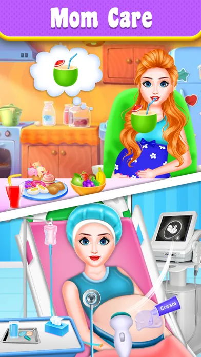 ภาพหน้าจอของ Pregnant Mom BabySitter Game
