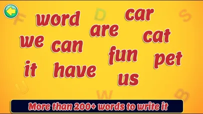 Spelling Writing Game سکرین شاٹس