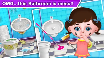 Captures d'écran de Baby Girl Home Cleaning
