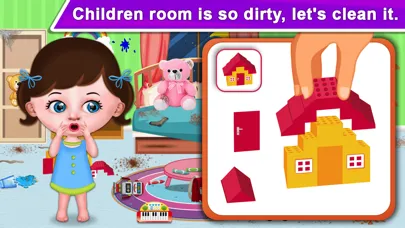Captures d'écran de Baby Girl Home Cleaning