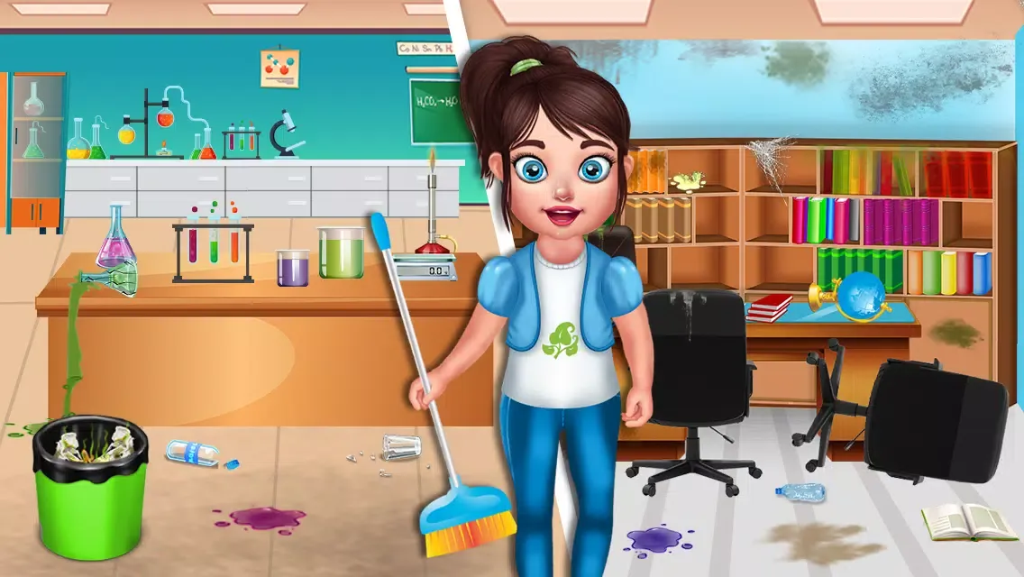 Baby Girl School CleanUp應用截圖