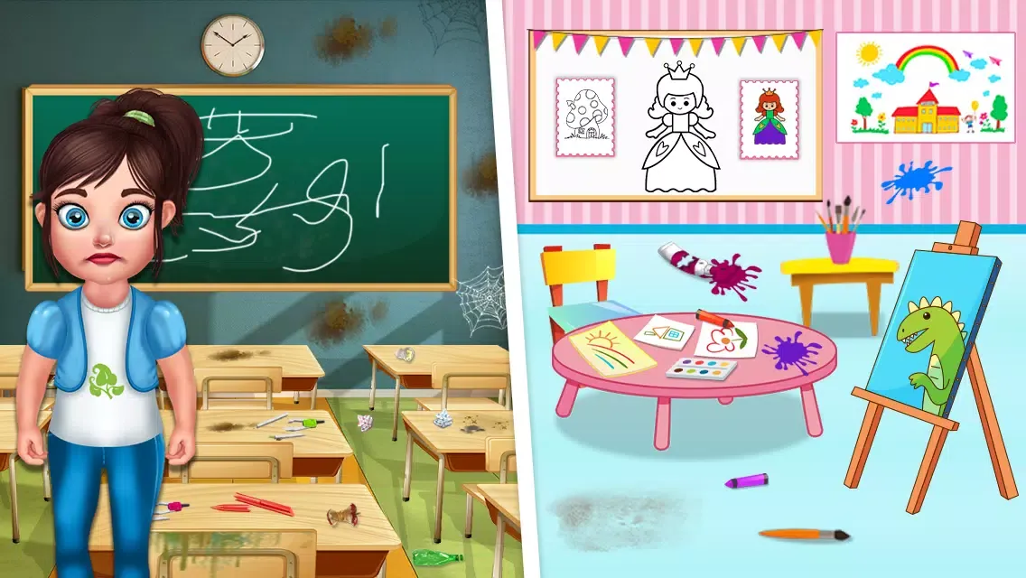 Baby Girl School CleanUp應用截圖