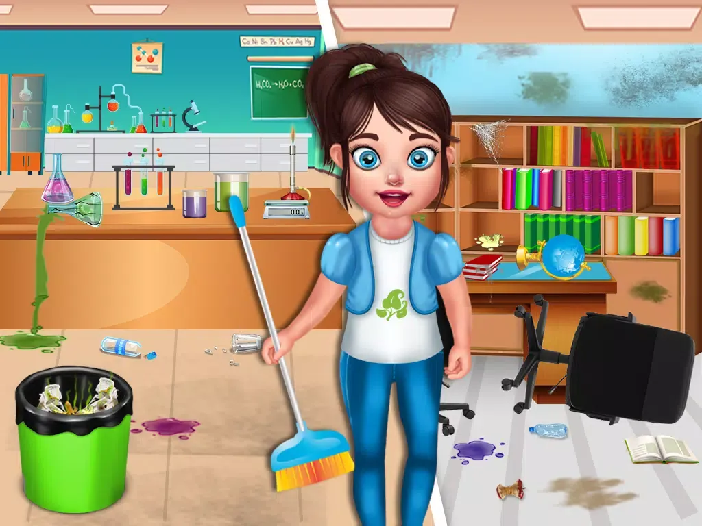 Baby Girl School CleanUp應用截圖