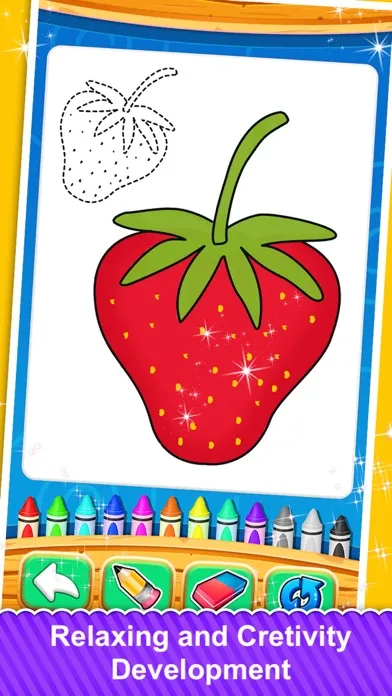 Fruits and Vegetable Coloring Screenshots