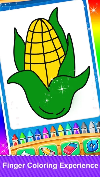 Fruits and Vegetable Coloring Screenshots