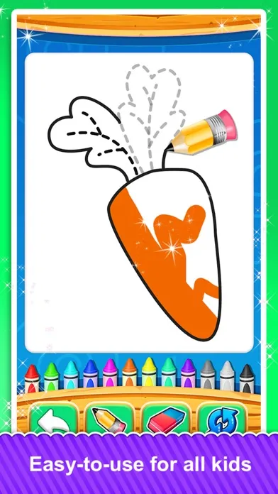 Fruits and Vegetable Coloring Screenshots