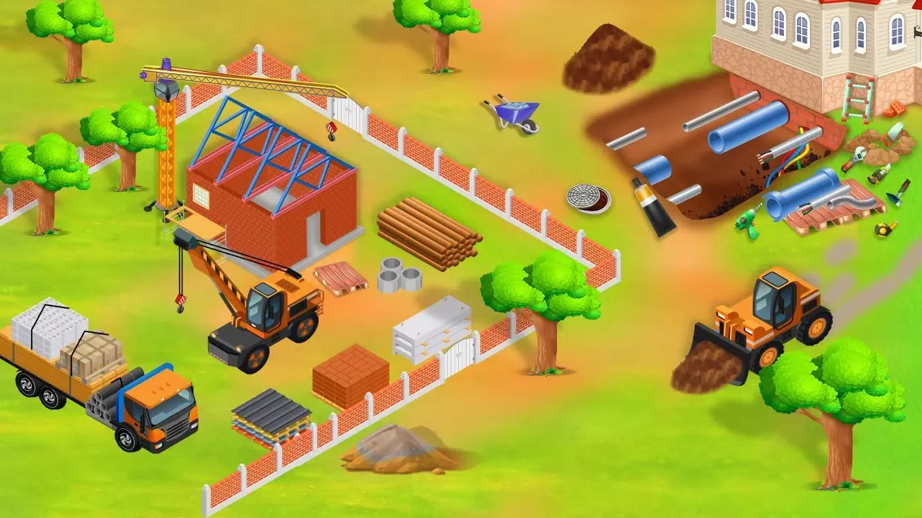 Little Builder - Truck Games 스크린샷