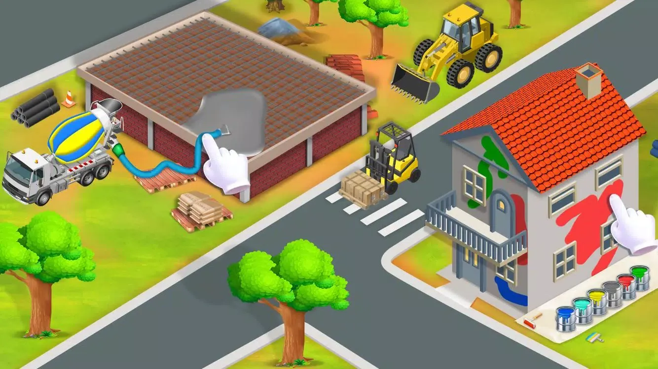 Little Builder - Truck Games 스크린샷