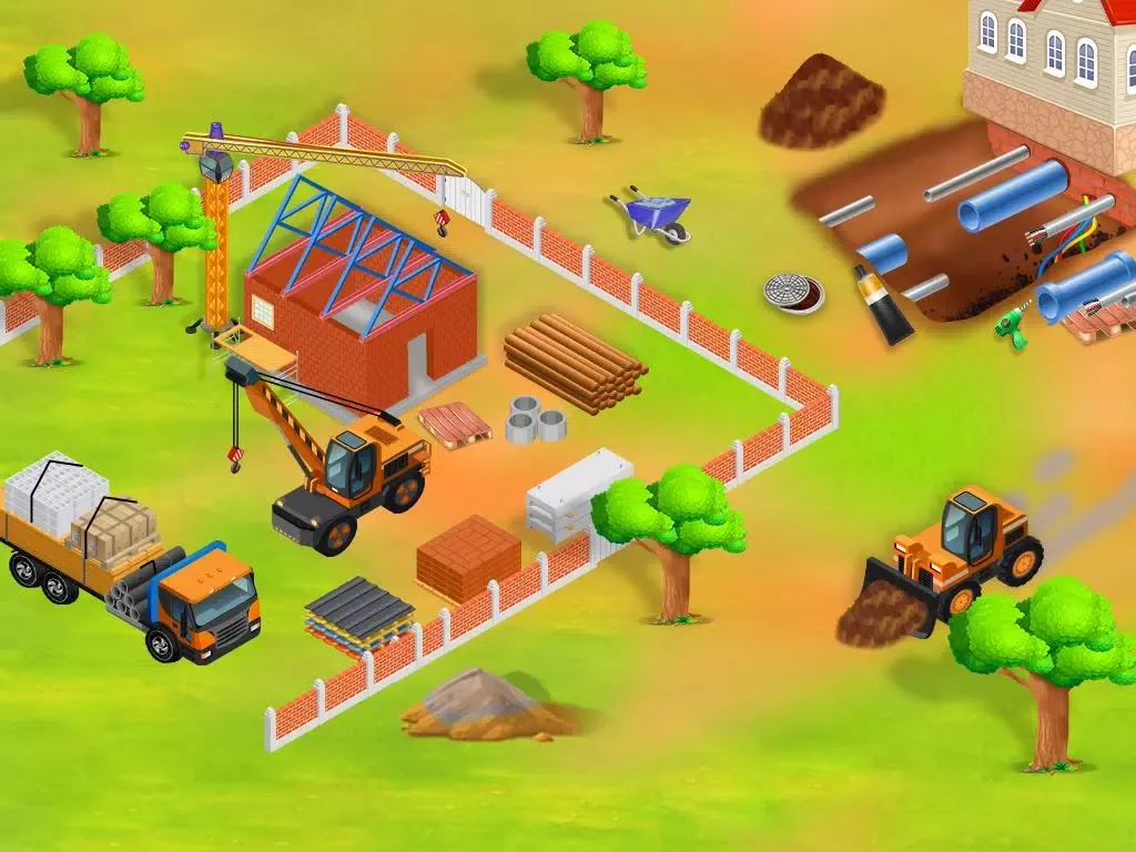 Little Builder - Truck Games 스크린샷