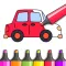 Vehicles Coloring Drawing Book