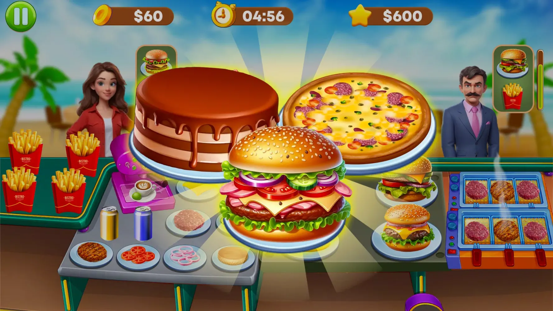 Burger Maker:Cooking Chef Game Screenshots