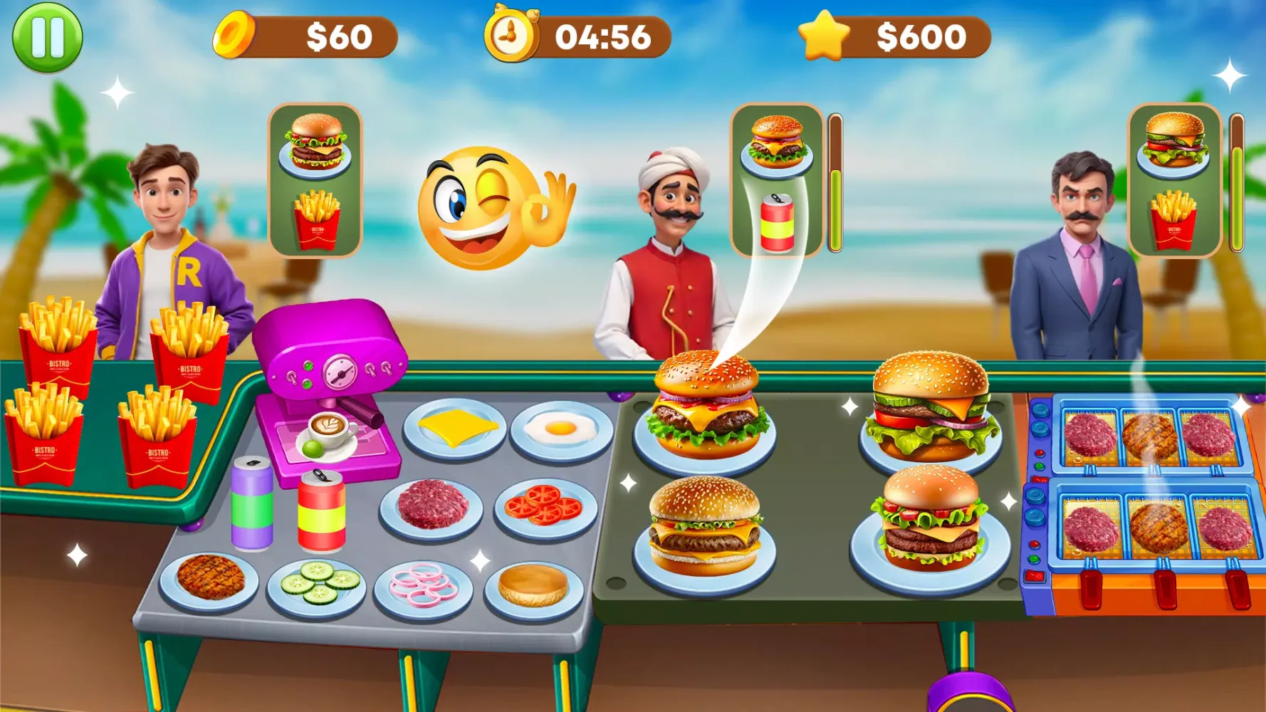 Burger Maker:Cooking Chef Game Screenshots