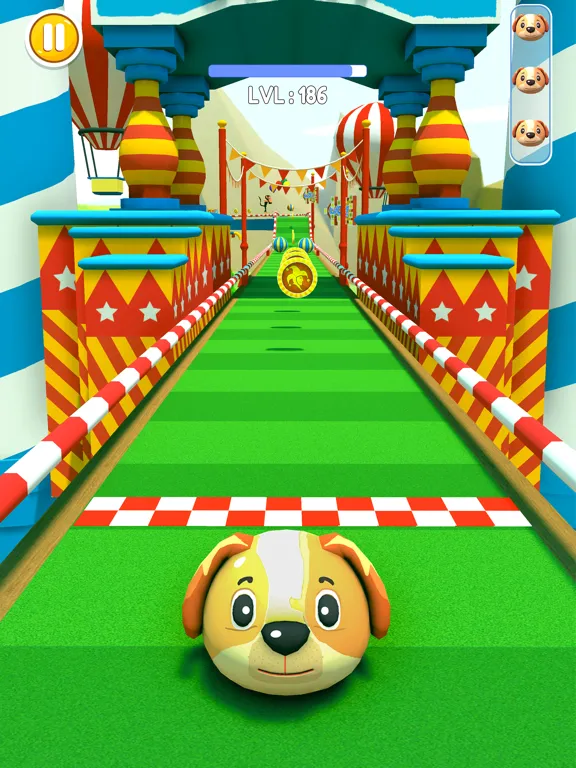 Ảnh chụp màn hình của Circus Balls - 3D Ball Games iPad 