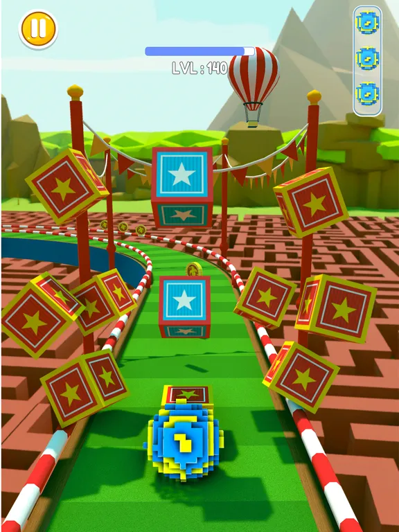 Ảnh chụp màn hình của Circus Balls - 3D Ball Games iPad 