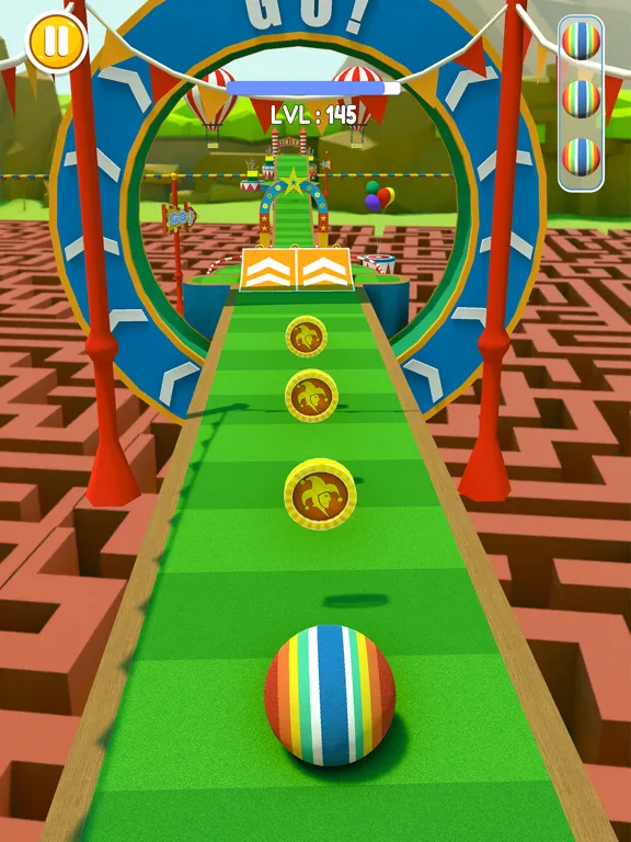Ảnh chụp màn hình của Circus Balls - 3D Ball Games iPad 