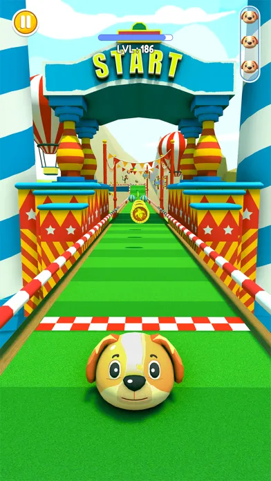 Ảnh chụp màn hình của Circus Balls - 3D Ball Games