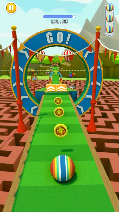 Ảnh chụp màn hình của Circus Balls - 3D Ball Games