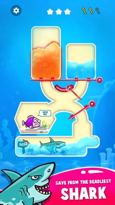 Tangkapan layar Save The Fish - Pull The Pin