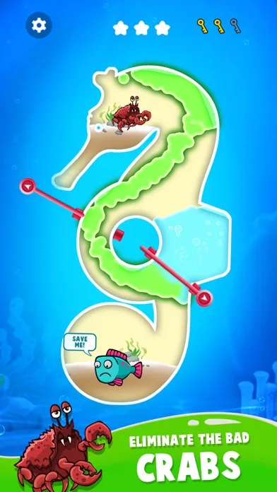 Tangkapan layar Save The Fish - Pull The Pin
